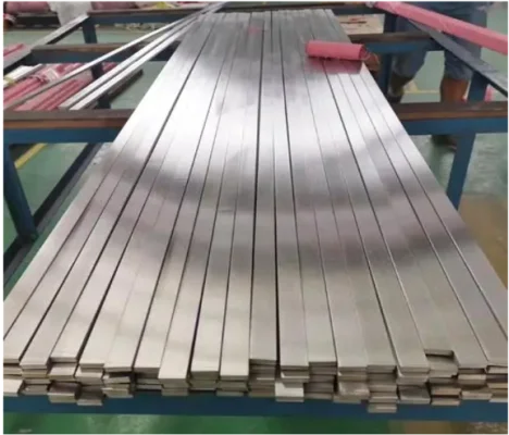 Stainless steel HR flat bar